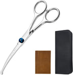 Lilys Pet right handed pet grooming tool packaging and full length view.