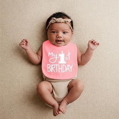 Premium ring-spun cotton jersey infant bib material close up presentation.
