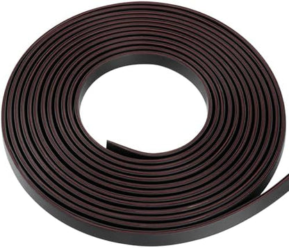 Silicone Edge Trim Self-Adhesive U Channel Silicone Edge Trim Edge Protector for Sheet Metal (Black, Fit 1/4" - L 10') - Image 4