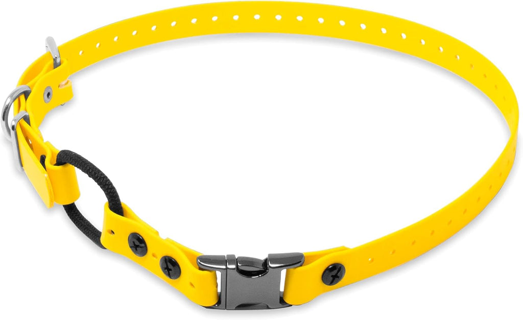 Educator Quick Snap 3/4-Inch Dog Training Collar Strap - Fits ME-300, ET-300/400, EZ-900, PE-900 & PG-300 Receivers - 33" Trim-to-Fit Biothane Bungee Collar, Black - Image 12