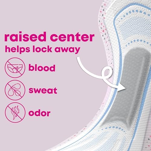 Detailed view of the U by Kotex 3D Capture Core technology for fast absorption