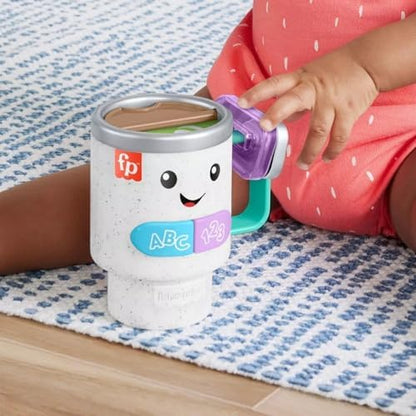 Fisher-Price toddler coffee cup toy packaging showcasing the authentic imported product design.