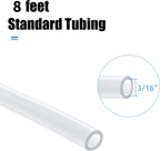 Aquaneat transparent air pump hose showing flexible kink resistant material for aquariums