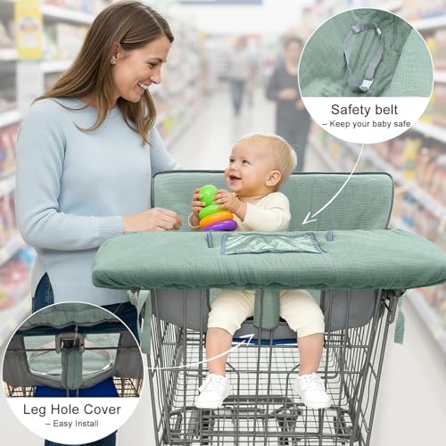 Detailed view of the storage pocket on BeBeJoJo cart cover