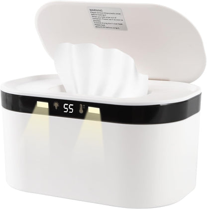 Tyj Baby Wipe Warmer front view with digital display