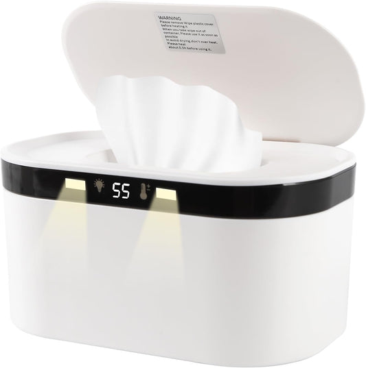 Tyj Baby Wipe Warmer front view with digital display