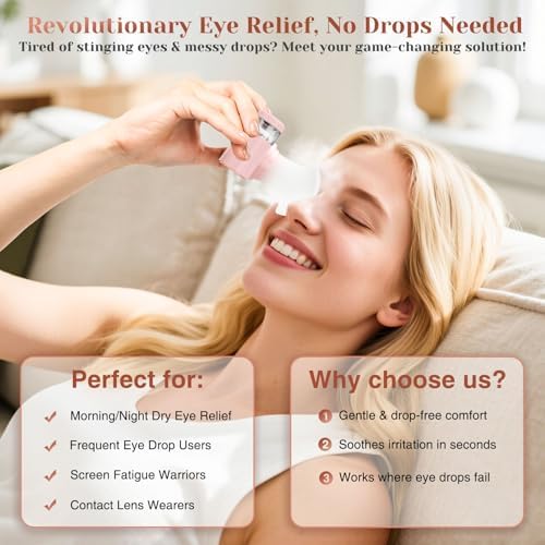 NKQ eye steamer packaging showing authentic USA imported product details.