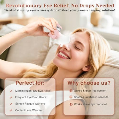 NKQ eye steamer packaging showing authentic USA imported product details.