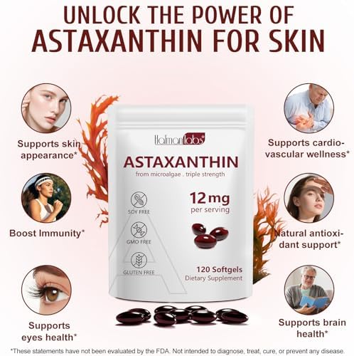 Daiasns microalgae derived antioxidant softgels close up