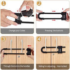 Yingranlock security lock applied to a side-by-side refrigerator door