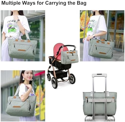 Fhelad diaper bag laptop sleeve accommodating a 16 inch device