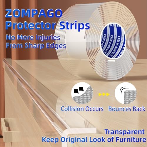 Close up of Zompago adhesive backing for furniture
