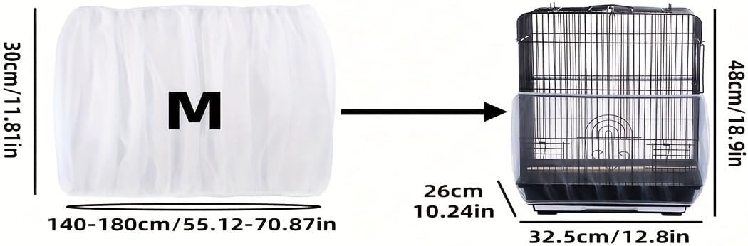 Packaging contents showing single count bird guard