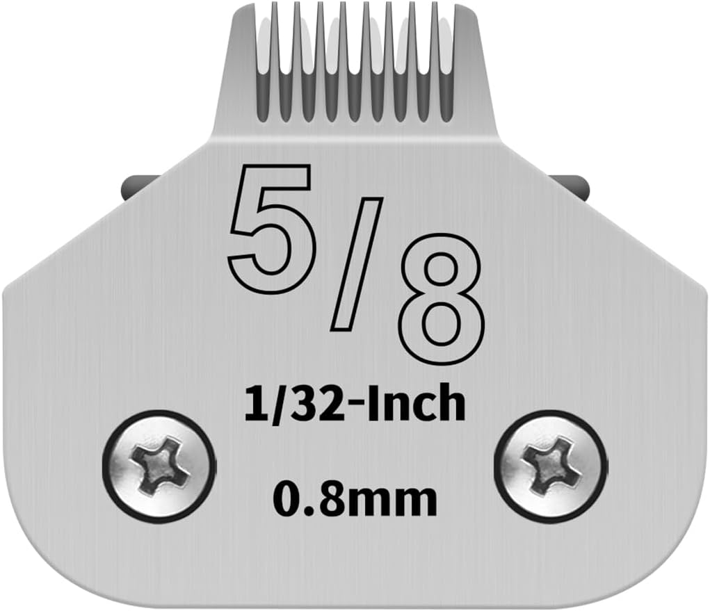 10W Wide Pet Dog Grooming Detachable Blades, 1/16" (1.5mm) | Compatible with Andis, Oster A5, Wahl KM10 Clippers, Fit for larger animals - Image 12