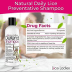Non-toxic and sulfate-free hair conditioner for warding off super lice and nits.
