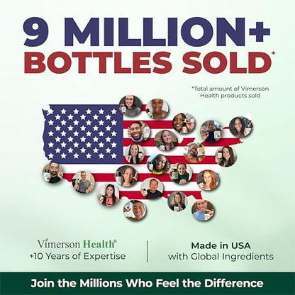 Vimerson Health Selenium 200 mcg protective outer seal showcasing premium USA imported quality assurance.