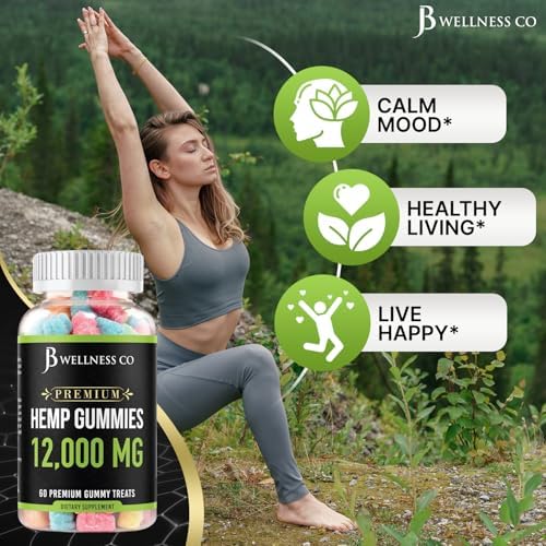 JB Wellness hemp gummies nutritional label details