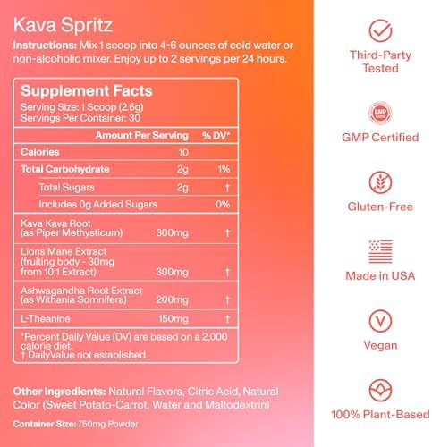 FOCL Kava Spritz calming supplement powder stick packs displayed on counter