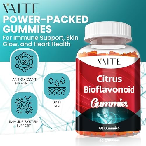 VAITE Citrus Bioflavonoid plant based vegan supplement gummies nutritional information label