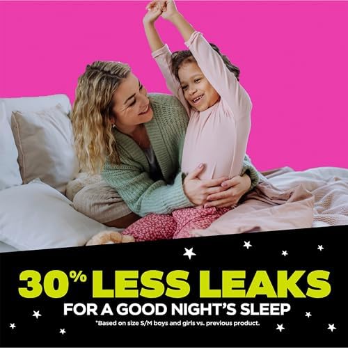 Pampers Ninjamas nighttime underwear for girls showing elastic waistband detail