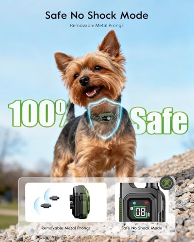 Slopehill professional pet training remote control with olive green and black rugged design