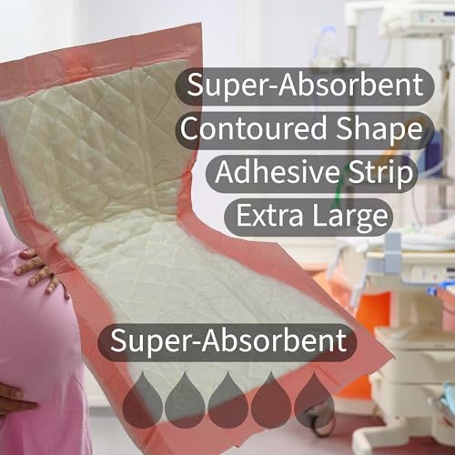 Vakly extra large hospital style pad liners showing contoured shape