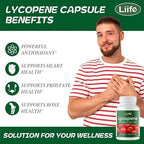 LIIFE Lycopene supplement bottle showing tomato extract highlights