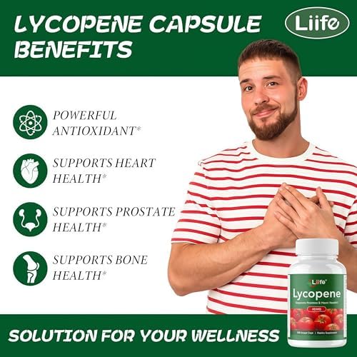 LIIFE prostate and heart health supplement capsule quantity details