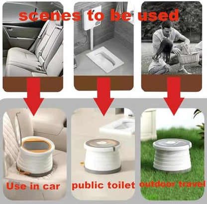 SunnySmile foldable potty seat accessories and travel bag included