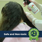 Natural non-toxic lice treatment spray for kids and sensitive scalps