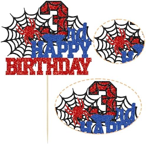 Ephlyn birthday cake topper on a decorated dessert