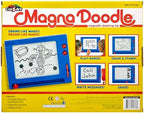 Cra-Z-Art magnetic drawing toy showing the red tethered stylus pen drawing a clean line on the screen.
