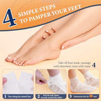 Z:sea exfoliating foot socks box layout