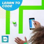 Side view of Sphero Mini Blue STEM toy