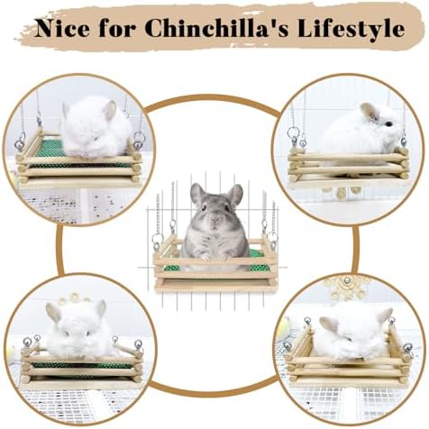 Versatile indoor rodent habitat decoration and swinging play house