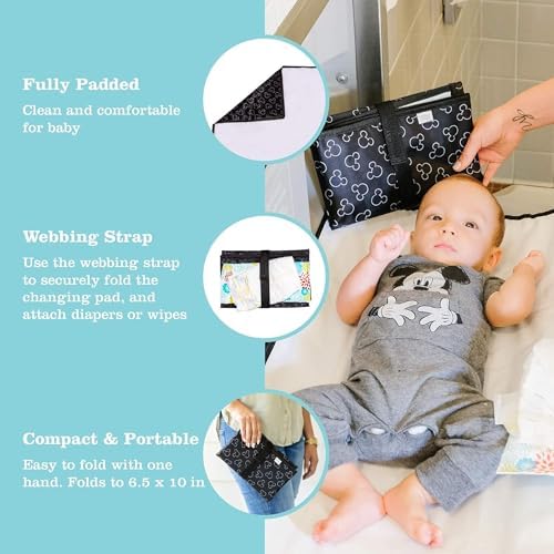 J.L. Childress Disney baby changing mat fully unfolded