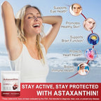 Natural antioxidant supplement softgels arranged for display