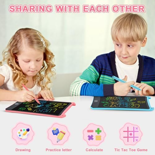 Cimetech colorful digital doodle board for kids showing screen detail