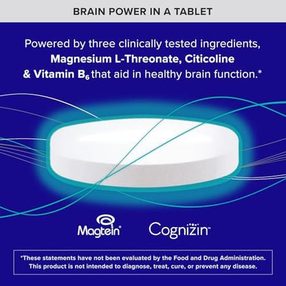 Qunol Brain Health Memory Plus back view with ingredient list details