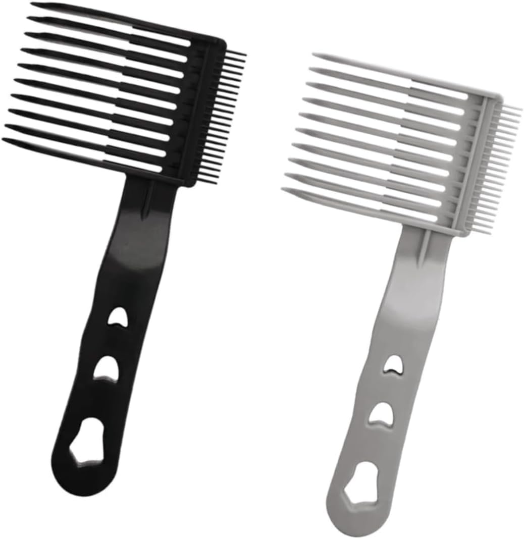 CestoMen Blend Friend Fade Comb front view showing the grey and black professional blending tools.