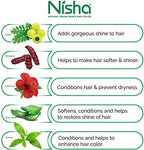 Nisha Nature Mate henna hair dye sachets arranged to show the value pack configuration.