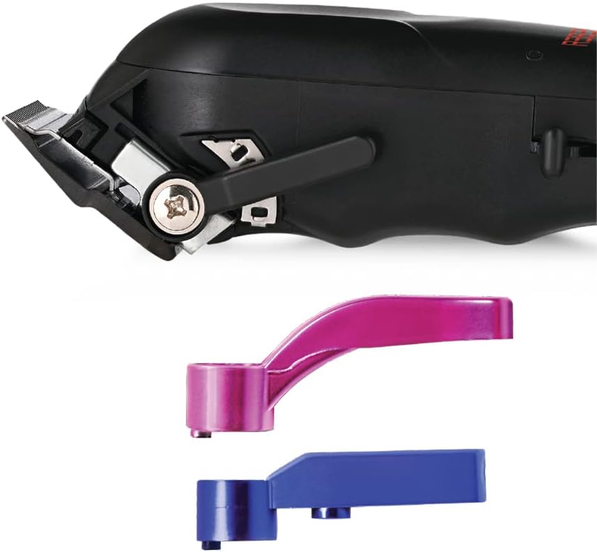 Stylecraft super torque clipper resting on its premium vertical charging docking station