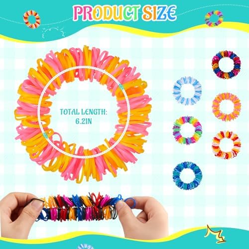 Textured silicone loom bands for trichotillomania anxiety relief therapy