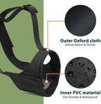 American Bully wearing Mayerzon comfortable dog muzzle