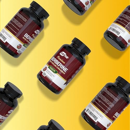 NutriFlair Berberine with Ceylon Cinnamon supplement bottle group