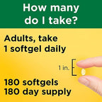 Nature Made extra strength softgels packaging lifestyle shot