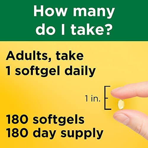 Nature Made extra strength softgels packaging lifestyle shot