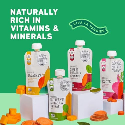 Serenity Kids 6 plus months baby food variety pack