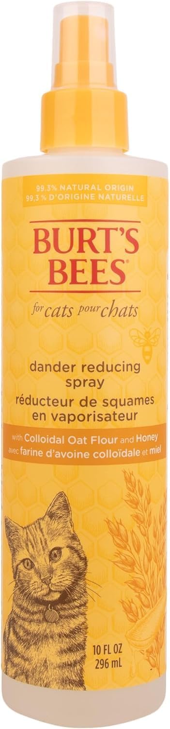 Burt's Bees for Pets Cat Dander Reducing Spray with Colloidal Oat Flour and Honey, Waterless Grooming Spray for Dry Skin & Dandruff Control, Cat Dander Remover for Allergy Support, 10 Fl Oz - 2 Pk - Image 12