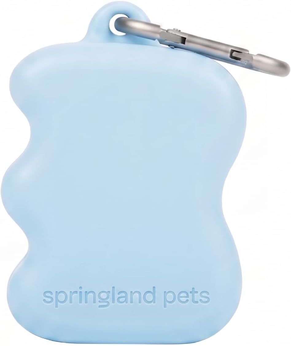 Springer Dog Treat Pouch for Effort-Free Squeeze Dispensing - Easy-Fill, Food-Grade Silicone Treat Pouches for Pet Training - Includes Carabiner-Black - Image 9